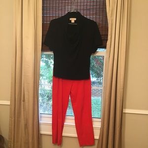 2 pieces:Talbots ankle pants(6)and Michael Kors(S)
